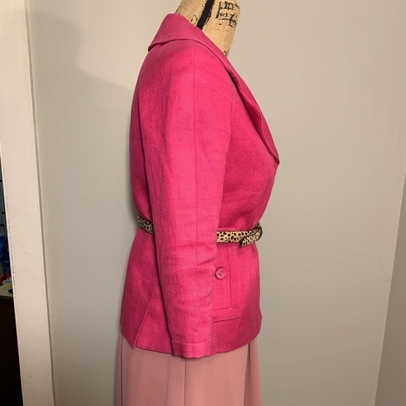 Talbots pink pea coat jacket size 2P - Picture 2 of 8